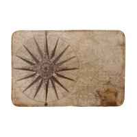 Vintage Map Compass Nautical Travel