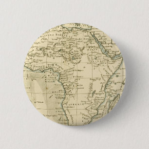 Vintage Map of Africa 2 Inch Round Button