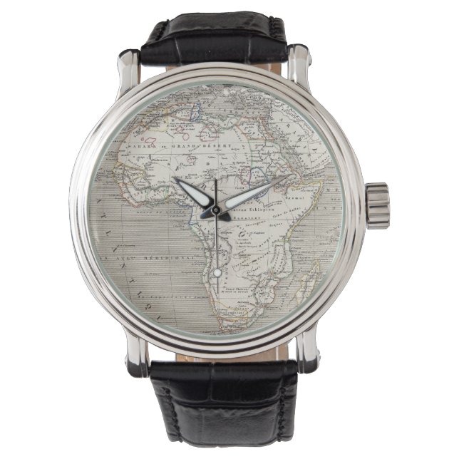 Vintage Map of Africa watch (Front)