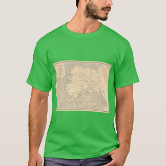 Vintage Map of Alaska 1909 T-Shirt
