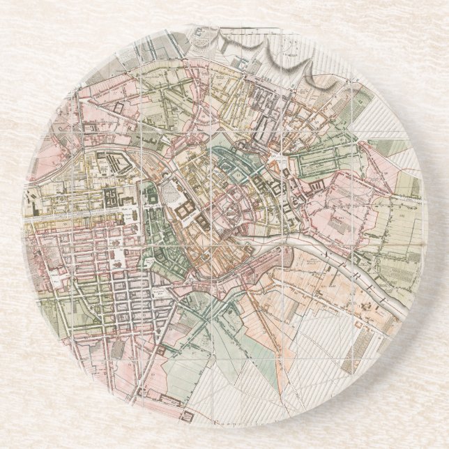 Vintage Map of Berlin (1811) Coaster (Front)