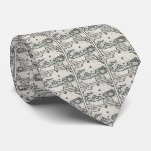 Vintage Map of Bermuda (1636) Tie