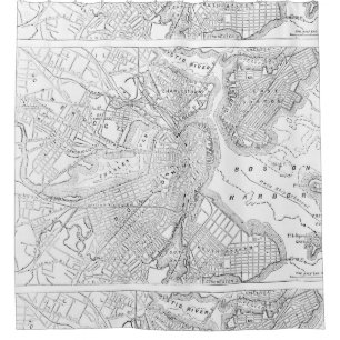 Vintage Map of Boston (1878)