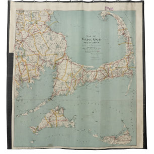 Vintage Map of Cape Cod (1917)