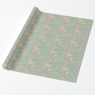 Vintage Map of Cape Cod (1917) Wrapping Paper