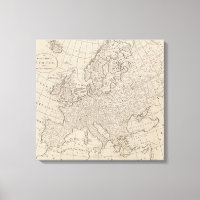 Vintage Map of Europe (1800)