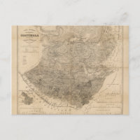 Vintage Map of Guatemala (1859)