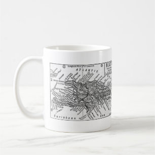 Vintage Map of Haiti (1911) Coffee Mug