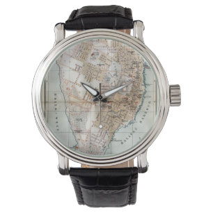 Vintage Map of Halifax Nova Scotia (1890) Watch
