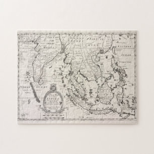Vintage Map of Indonesia (1700) Jigsaw Puzzle