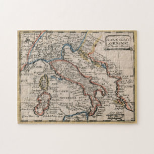 Vintage Map of Italy (1659) Jigsaw Puzzle