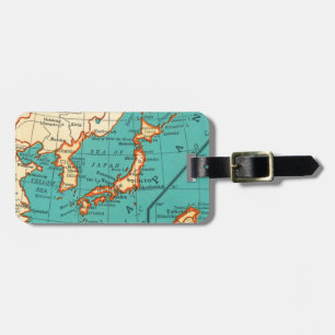 Vintage Map of JAPAN Luggage Tag