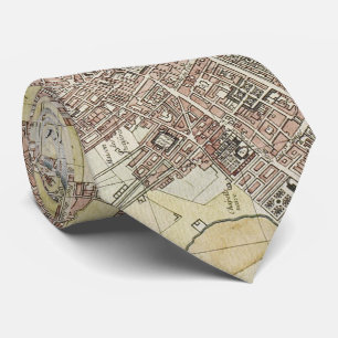 Vintage Map of London England (1727) Tie