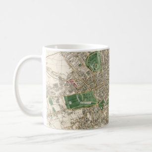 Vintage Map of London England (1853) Coffee Mug