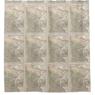 Vintage Map of Minnesota (1891)