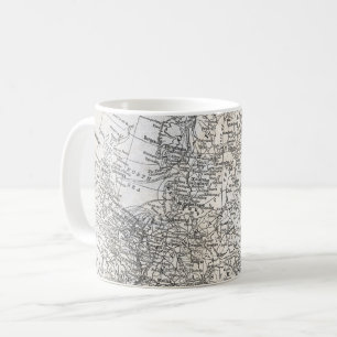 Vintage Map of Northern Europe & Russia Gift Coffee Mug