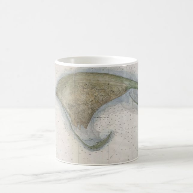 Vintage Map of Provincetown Coffee Mug (Center)