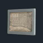 Vintage Map of Savannah Georgia (1818) Rectangular Belt Buckle<br><div class="desc">This is a vintage map of Savannah Georgia produced in 1818.</div>