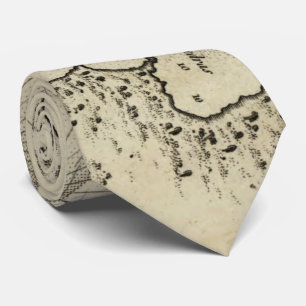 Vintage Map of Tampa Florida (1809) Tie