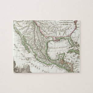 Vintage Map of Texas and Mexico Territories (1810) Jigsaw Puzzle