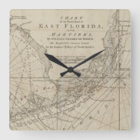 Vintage Map of The Florida Keys (1771)