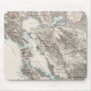Vintage Map of The San Francisco Bay (1873) Mouse Pad