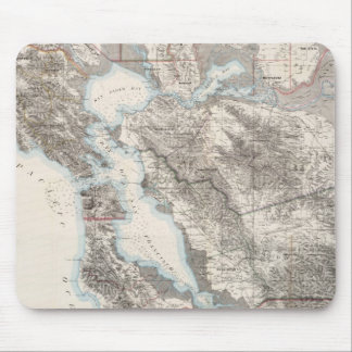 Vintage Map of The San Francisco Bay (1873) Mouse Pad