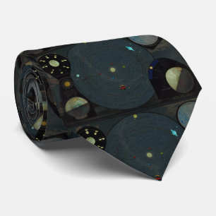 Vintage Map of The Solar System (1887) Tie