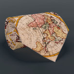 Vintage Map of The World (1782) - Stylized Tie<br><div class="desc">This is a stylized vintage map of the world originally produced in 1782.</div>
