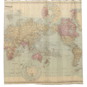 Vintage Map of The World (1901)