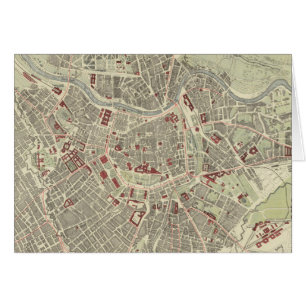 Vintage Map of Vienna Austria (1883)