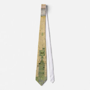 Vintage Map of Washington D.C. (1905) Tie