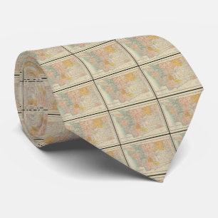 Vintage Map of Washington State (1897) Tie