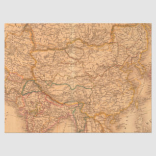 Vintage Map Series Design 1 Tissue Paper