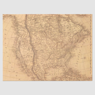 Vintage Map Series Design  5 Tissue Paper