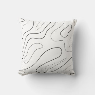 Vintage Map Throw Pillow