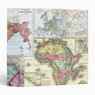 Vintage Maps Binder