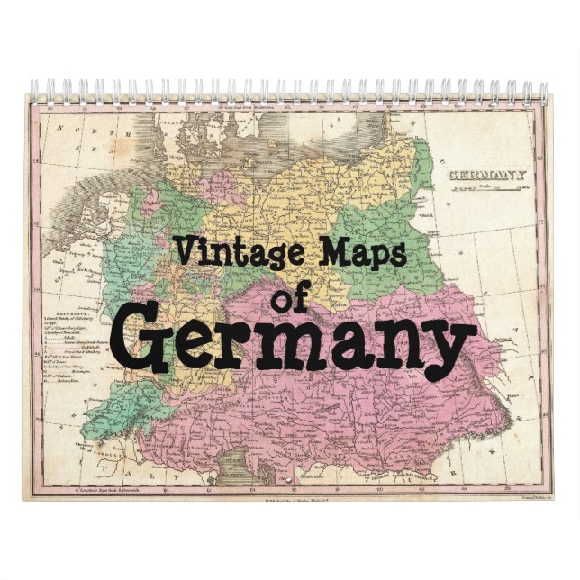Vintage Maps of Germany Calendar (Cover)