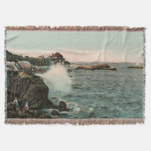 Vintage Marblehead, Mass Throw Blanket