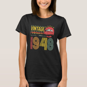 Vintage March 1948 74 Years Old Birthday 2 T-Shirt