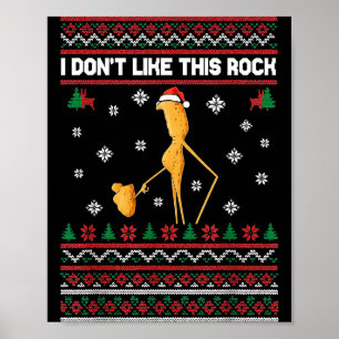 Vintage Marcus The Worm I Don't Like This Rock  Poster