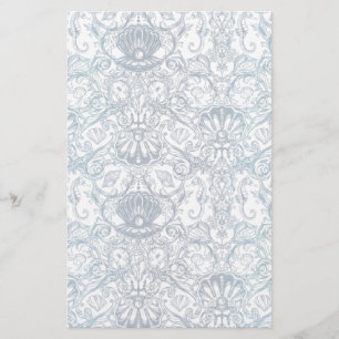 Vintage Marine Pattern Stationery