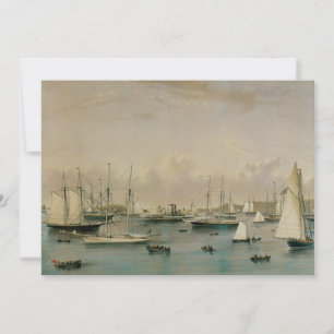 Vintage Maritime, Yacht Squadron at Newport Harbou Invitation