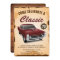 Vintage Maroon Red Car Classic Birthday Invitation
