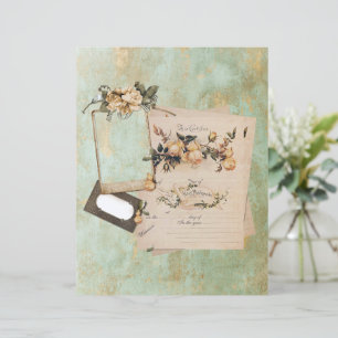 Vintage Marriage Certificate and Label