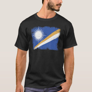 Vintage Marshall Islands Flag Marshallese Independ T-Shirt