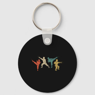Vintage Martial Arts Kids And Adults Karate Shirt Keychain