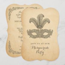 Vintage Masquerade Party