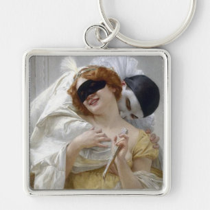 Vintage Masquerade Pierrot Keychain