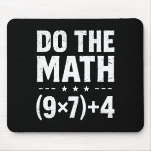 Vintage Math Teacher Do The Math 67 Meme Six Seven Mouse Pad